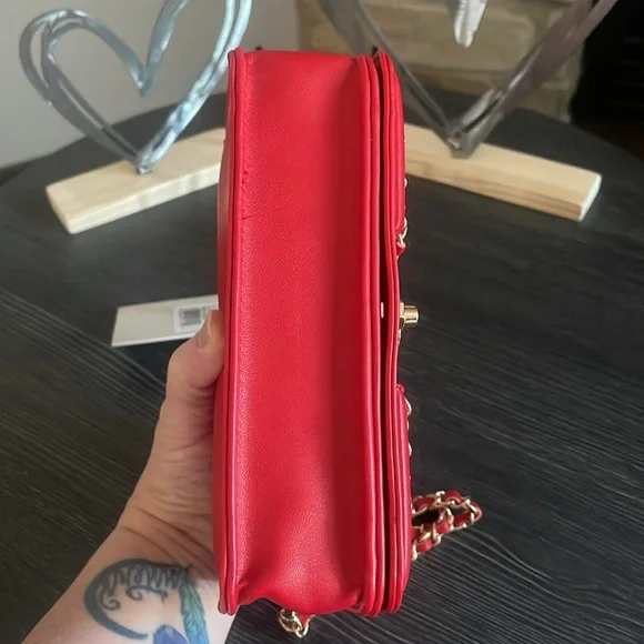 Valentino Orlandi Red Crossbody/Clutch - Picture 7 of 10
